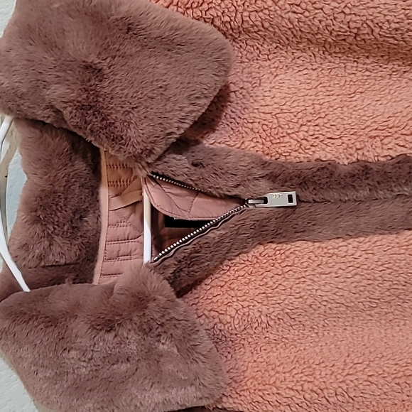 UGG FAUX-FUR Augusta Sherpa Baseball Jacket - Picture 12 of 15